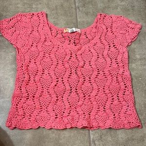Crochet Pink Top